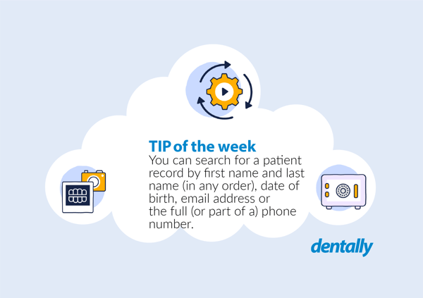 Tip of the week - search for a patient